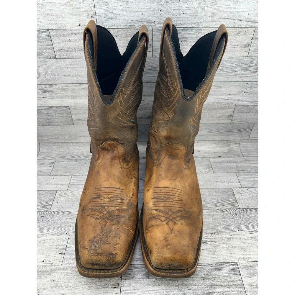 Irish Setter Marshall 83912 Steel Toe Brown Leather Western Work Boots Mens 13 D